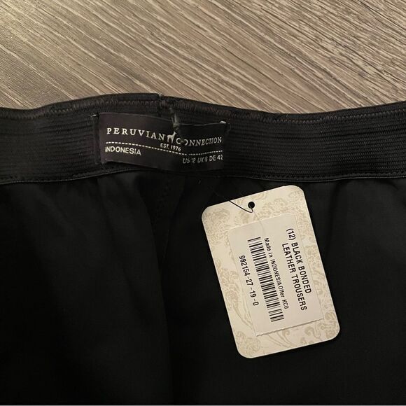 Peruvian connection bonded leather pants - Picture 4 of 9